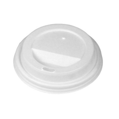 PLA COMPOSTABLE WHITE DOME LID